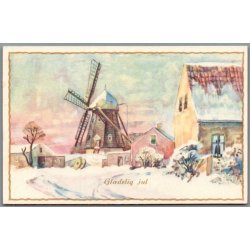 Julem�rke 1961 p� Postkort