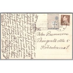 Julem�rke 1961 p� Postkort