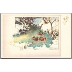 Julemrke 1966 p Postkort