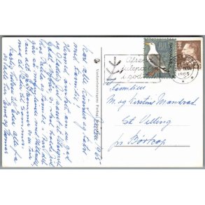 Julemrke 1965 p Postkort