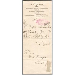 Recept - Svane Apoteket - Odense - L�ge N.C. Junker - 1 - 2 - 1918