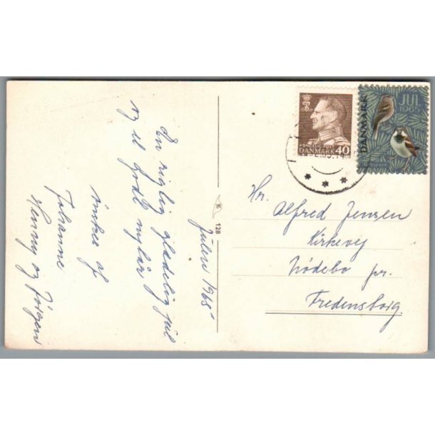 Julemrke 1965 p Postkort