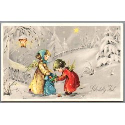 Julemrke 1964 p Postkort