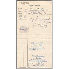 Recept - Svane Apoteket - Odense - L�ge J�rgensen - 22 - 12 - 1971