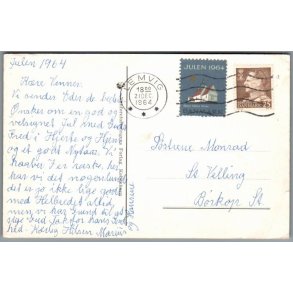 Julemrke 1964 p Postkort
