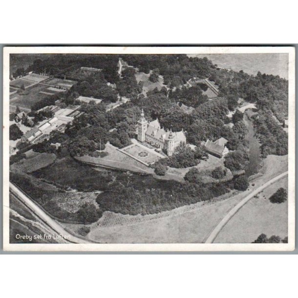 Oreby set fra luften -  Postkort - Ubrugt