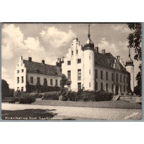 Krenkerup Slot - Saxk�bing - Postkort - Ubrugt