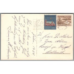 Julemrke 1964 p Postkort