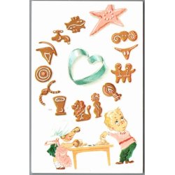 Julemrke 1966 p Postkort