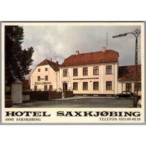 Hotel Saksk�bing  - Postkort - Ubrugt