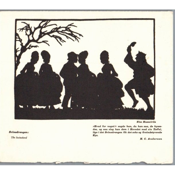 Hasselriis, Else - H.C.Andersen - Kartonkort 18x15 cm - Ubrugt