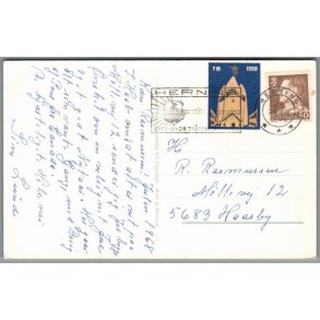 Julemrke 1968 p Postkort