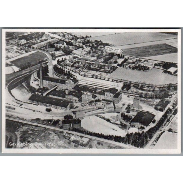 Sukkerfabrikken -  Saksk�bing  - Postkort - Ubrugt