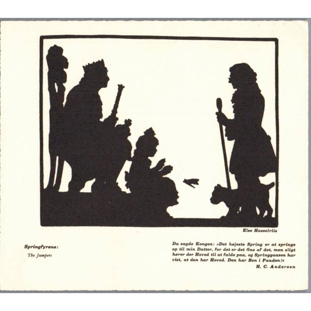 Hasselriis, Else - H. C. Andersen - Kartonkort 18x15 cm - Ubrugt