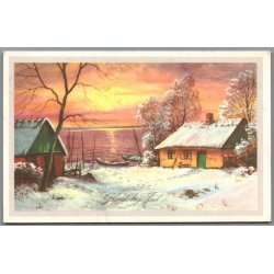 Julemrke 1968 p Postkort