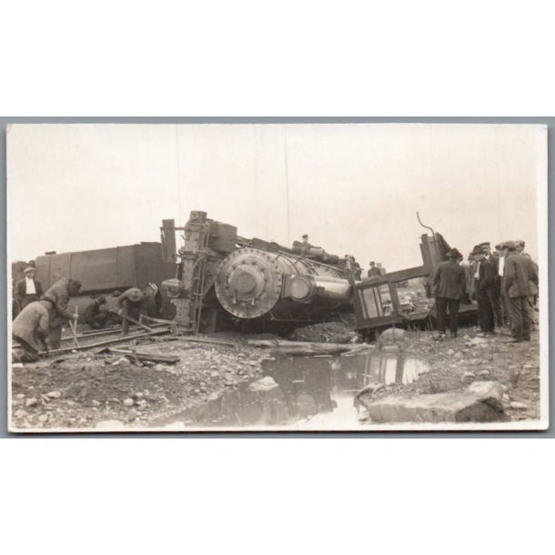 Togulykke - Minnesota - USA - September 1914 - Fotokort u/n - Ubrugt