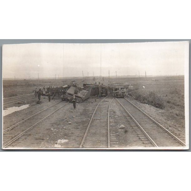 Togulykke - Minnesota - USA - September 1914 - Fotokort u/n - Ubrugt