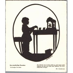 Hasselriis, Else - H. C. Andersen - Kartonkort 18x15 cm - Ubrugt