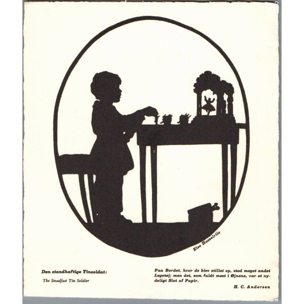 Hasselriis, Else - H. C. Andersen - Kartonkort 18x15 cm - Ubrugt