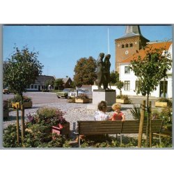 Saxkj�bing - Torvet - Postkort - Ubrugt