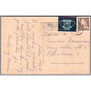 Julemrke 1967 p Postkort