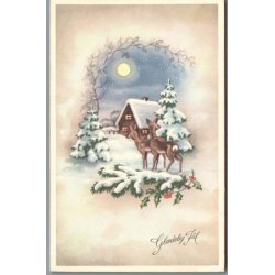 Julemrke 1967 p Postkort