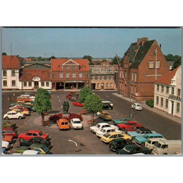 Saxkj�bing - Torvet - Postkort - Brugt