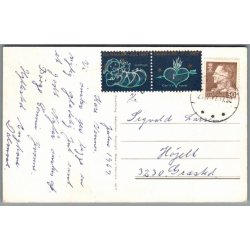 Julemrke 1967 p Postkort