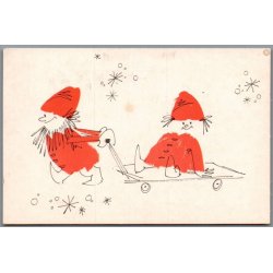 Julem�rke 1972 p� Postkort