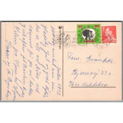 Julem�rke 1972 p� Postkort