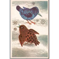 Julem�rke 1972 p� Postkort