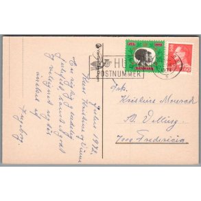 Julem�rke 1972 p� Postkort