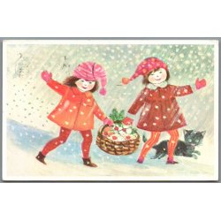 Julemrke 1969 p Postkort