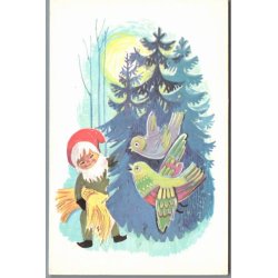 Julemrke 1969 p Postkort