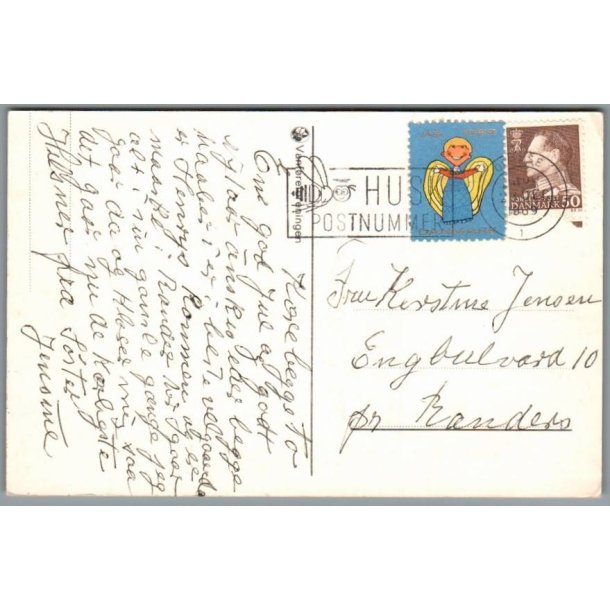 Julemrke 1969 p Postkort