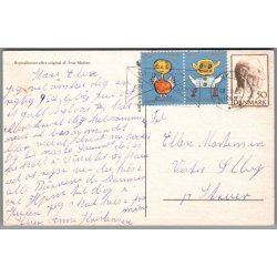 Julemrke 1969 p Postkort