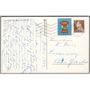Julemrke 1969 p Postkort