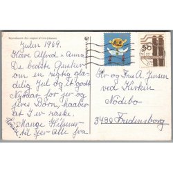 Julemrke 1969 p Postkort