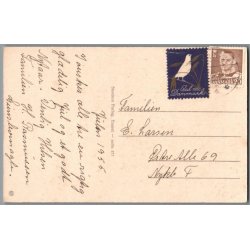 Halfdaner, Elisabeth - Julekort - Brugt 