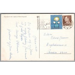 Julemrke 1969 p Postkort