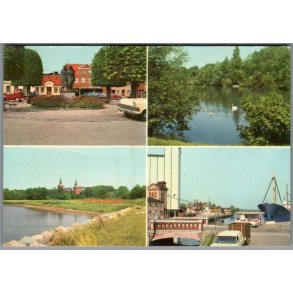 Partier fra Saksk�bing Havn - Postkort - Ubrugt