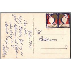 Halfdaner, Elisabeth - Julekort - Brugt 