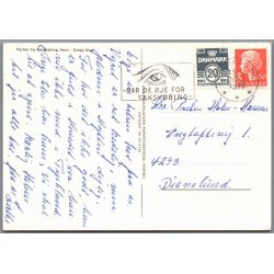 Partier fra Saksk�bing Havn - Postkort - Brugt