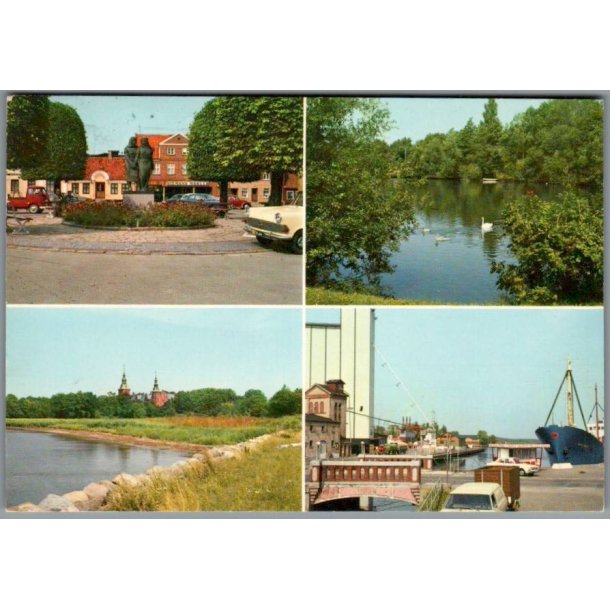 Partier fra Saksk�bing Havn - Postkort - Brugt