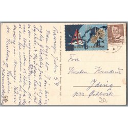 Halfdaner, Elisabeth - Julekort - Brugt 