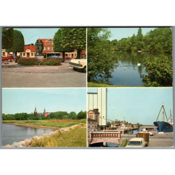 Partier fra Saksk�bing Havn - Postkort - Brugt