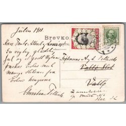 Julemrke 1911 p Postkort
