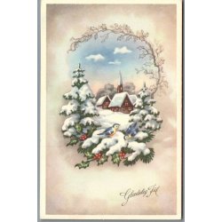 Julemrke 1968 p Postkort