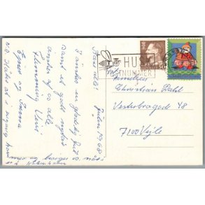 Julemrke 1968 p Postkort