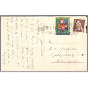 Julemrke 1968 p Postkort